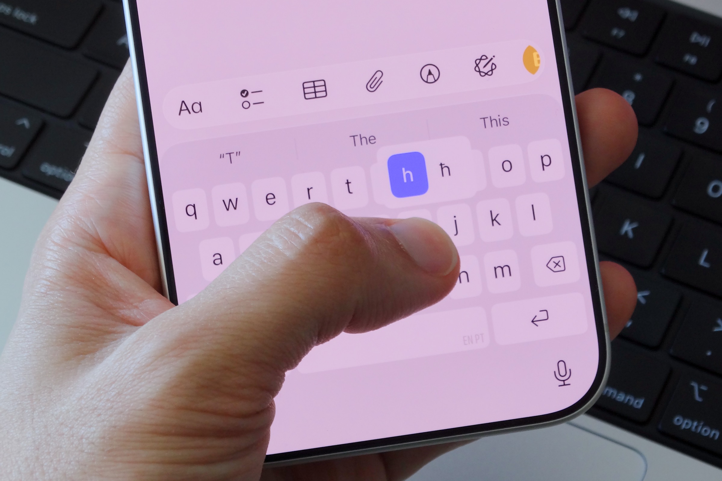 iPhone keyboard typing wrong letter
